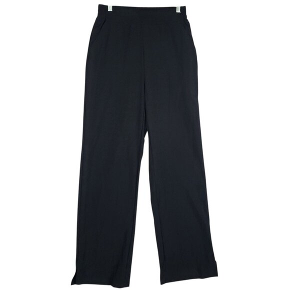 All In Motion Pull-On Pants Women's Small Black Elastic Back Wide Leg Athletic - Picture 1 of 8